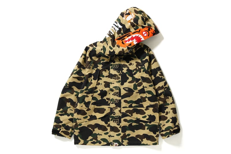 bape happy new year snowboard jacket black