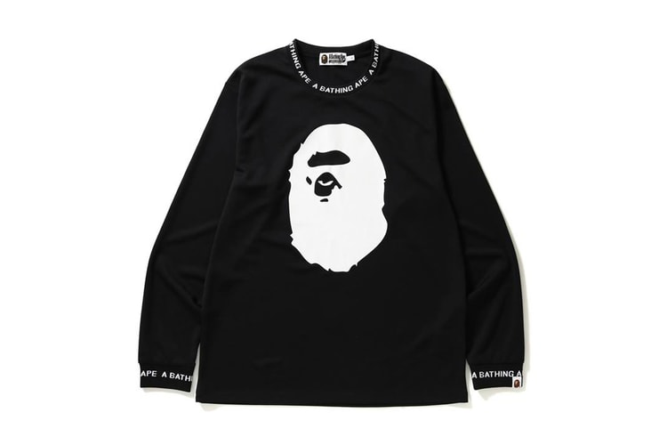 BAPE's Ape Head Motif Adorns a Limited Capsule of Rib Collared T-Shirts
