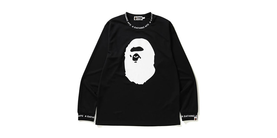 Bape Spring Summer 18 Logo Long Sleeve T Shirt Hypebeast Bape Spring Summer 18 Logo Long Sleeve T Shirt Hypebeast