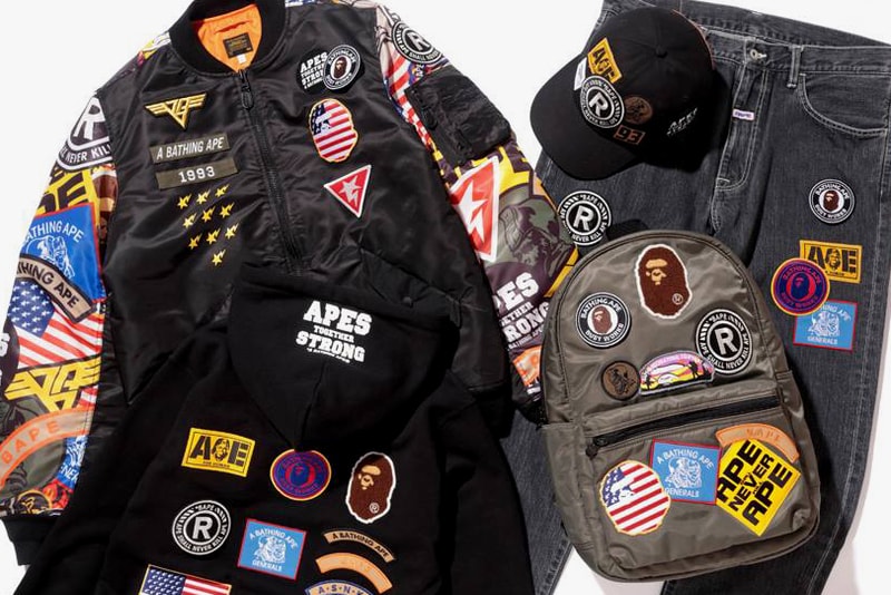 BAPE Spring Summer 2018 Patched Drop Capsule Collection A Bathing Ape 2018 January February Release Date Info