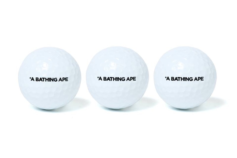 BAPE Performance Sports Equipment Golf Set Golf Head Cover Golf Balls Camouflage A Bathing Ape