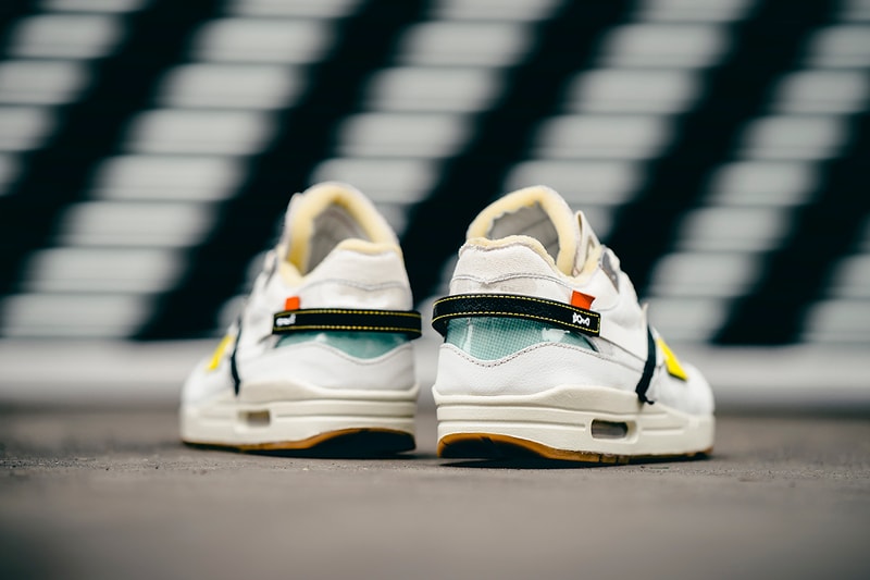 BespokeIND Off White Nike Air Max 1 Custom Footwear Shoes Sneakers