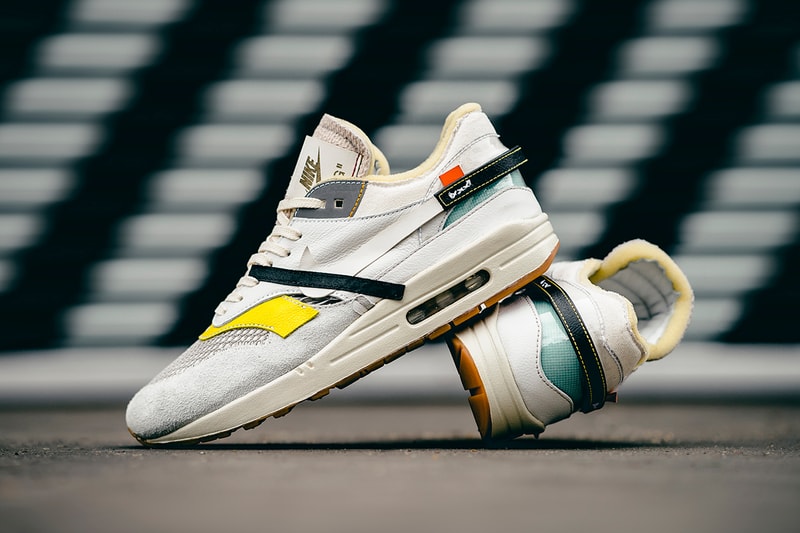 BespokeIND Off White Nike Air Max 1 Custom Footwear Shoes Sneakers