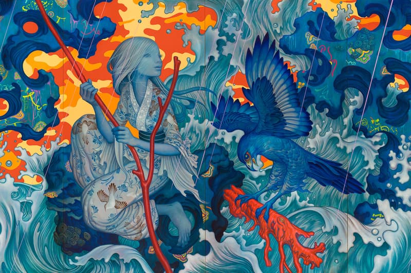 Best New Art James Jean Larry Clark Nate Lowman Barry Mcgee Tadashi Kawamata Exhibit Installation Paintings