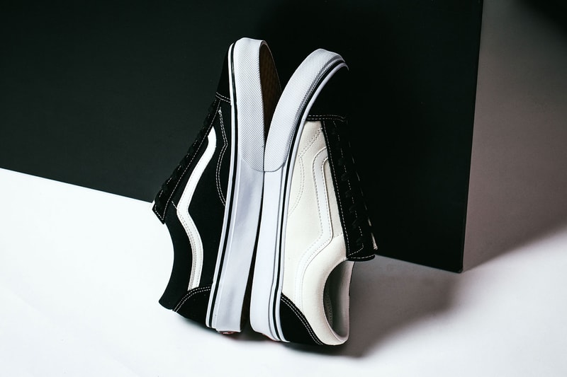 BILLYS Vans Uneven asymmetric Old Skool Collaboration japan tokyo red white blue checkerboard Release Info Drops Date January 7 2018