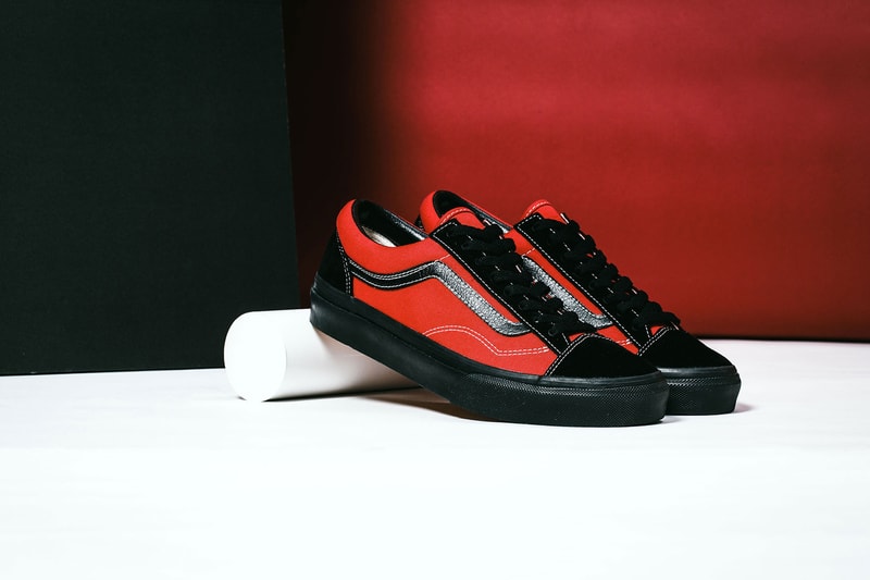 BILLYS Vans Uneven asymmetric Old Skool Collaboration japan tokyo red white blue checkerboard Release Info Drops Date January 7 2018