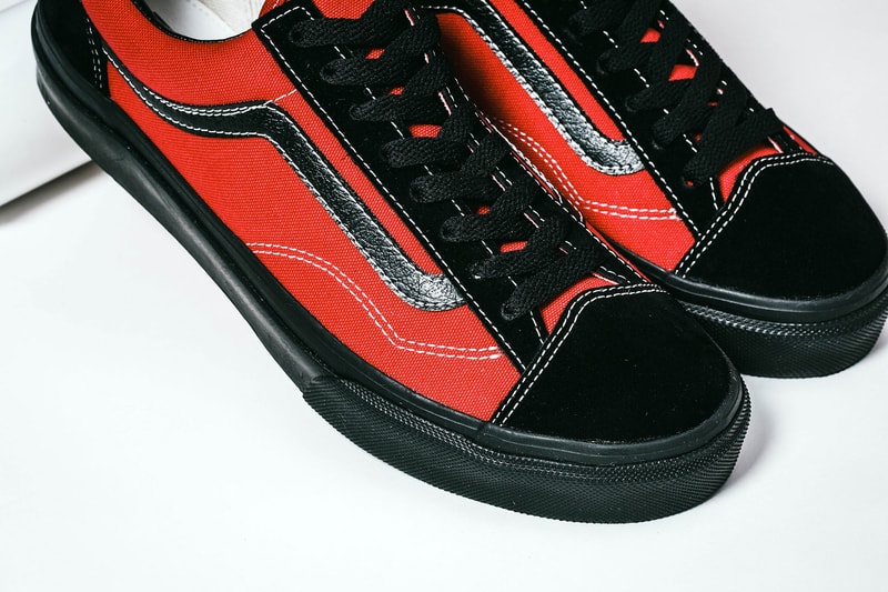 BILLYS Vans Uneven asymmetric Old Skool Collaboration japan tokyo red white blue checkerboard Release Info Drops Date January 7 2018