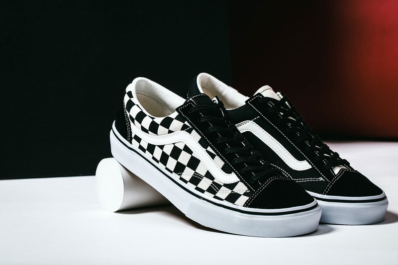 BILLYS Vans Uneven asymmetric Old Skool Collaboration japan tokyo red white blue checkerboard Release Info Drops Date January 7 2018