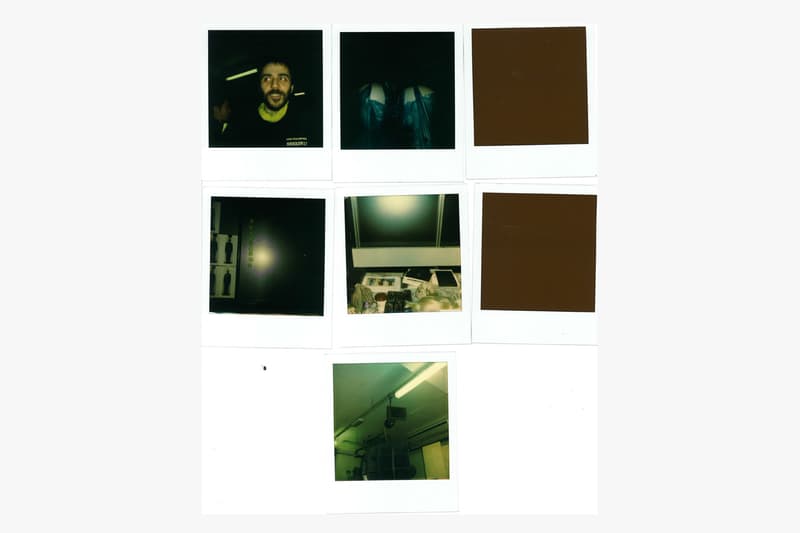 London Fashion Week: Mens Fall/Winter 2018 Behind The Scenes Polaroids from A-COLD-WALL*, Wales Bonner, Liam Hodges, Kiko Kostadinov