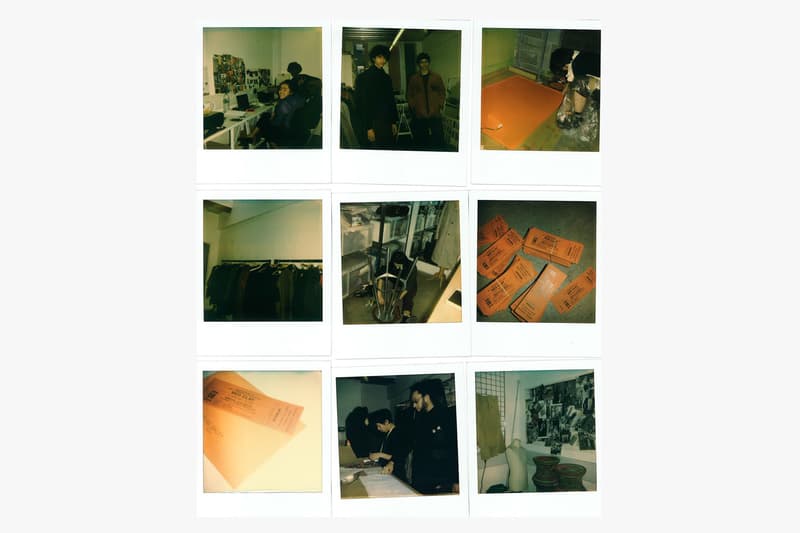 London Fashion Week: Mens Fall/Winter 2018 Behind The Scenes Polaroids from A-COLD-WALL*, Wales Bonner, Liam Hodges, Kiko Kostadinov