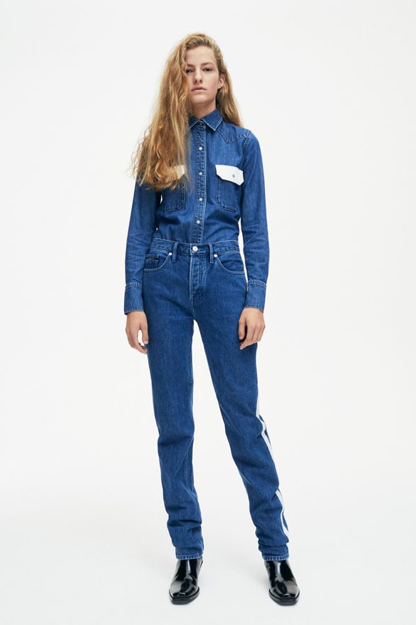 Calvin Klein Jeans Spring/Summer 2018 Lookbook Southwestern Cowboys Denim Jeans Trousers Pants collection Raf Simons
