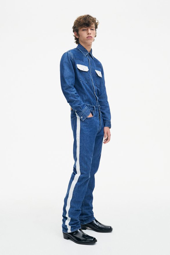 Calvin Klein Jeans Spring/Summer 2018 Lookbook Southwestern Cowboys Denim Jeans Trousers Pants collection Raf Simons