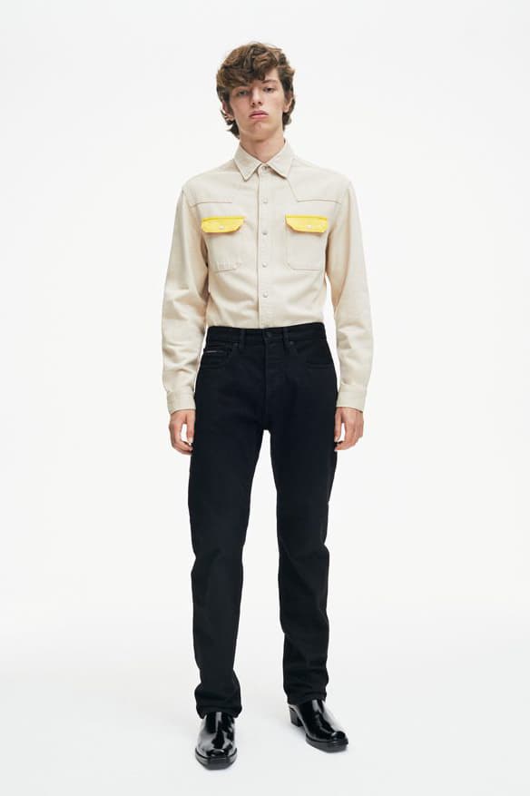 Calvin Klein Jeans Spring/Summer 2018 Lookbook Southwestern Cowboys Denim Jeans Trousers Pants collection Raf Simons