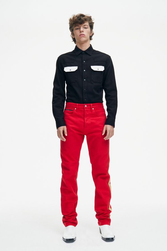 Calvin Klein Jeans Spring/Summer 2018 Lookbook Southwestern Cowboys Denim Jeans Trousers Pants collection Raf Simons