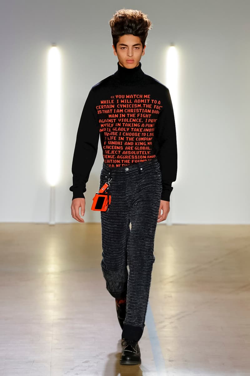 Christian Dada 2018 Fall/Winter Collection pairs fashion week men's