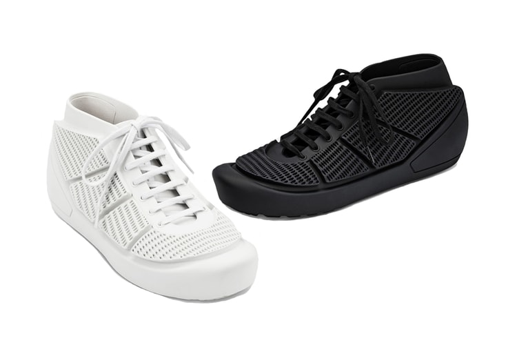 COMME des GARÇONS HOMME Plus & MELISSA Craft Geometric High Tops
