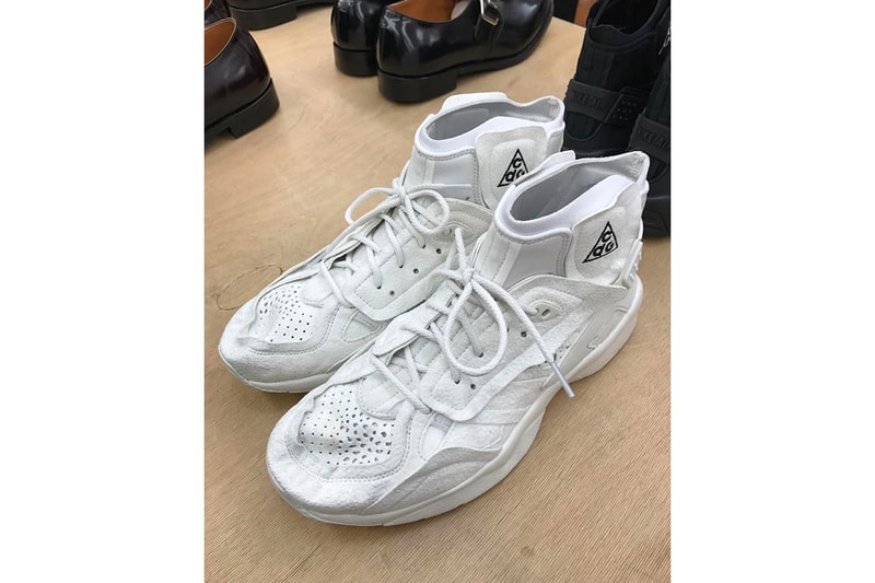 COMME des GARÇONS HOMME Plus Nike ACG Mowabb Closer Look White Black
