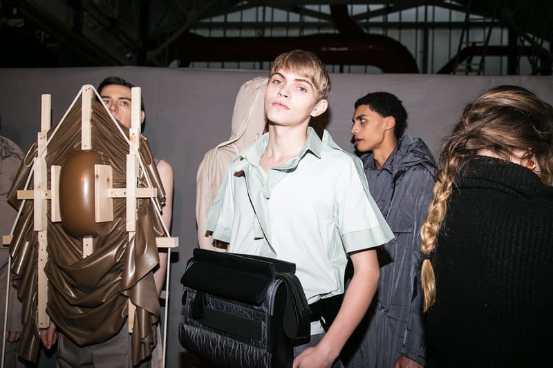 Craig Green Fall/Winter 2018 Backstage LFW:M Michèle Lamy J.W.Anderson London Fashion Week Men's