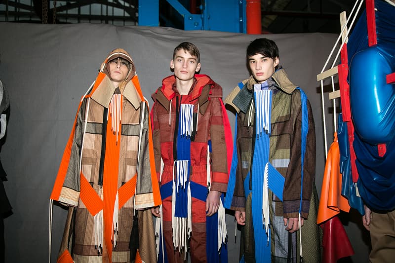 Craig Green Fall/Winter 2018 Backstage LFW:M Michèle Lamy J.W.Anderson London Fashion Week Men's