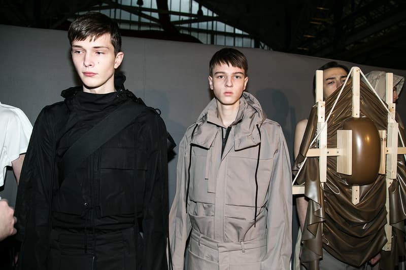 Craig Green Fall/Winter 2018 Backstage LFW:M Michèle Lamy J.W.Anderson London Fashion Week Men's