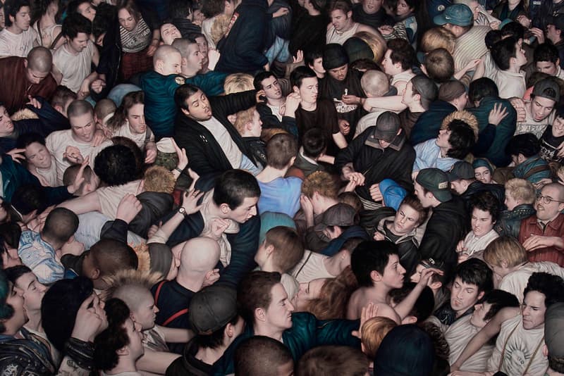 Dan Witz Mosh Pit Paintings Art Artwork Exhibit Exhibitions Stolenspace