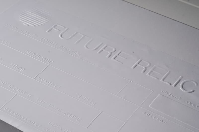 Daniel Arsham Future Relic 09 Artworks Art Keyboard Collectible Casio Casiotone MT 500 Keyboard White