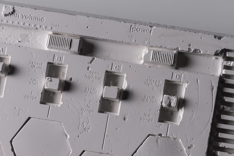 Daniel Arsham Future Relic 09 Artworks Art Keyboard Collectible Casio Casiotone MT 500 Keyboard White