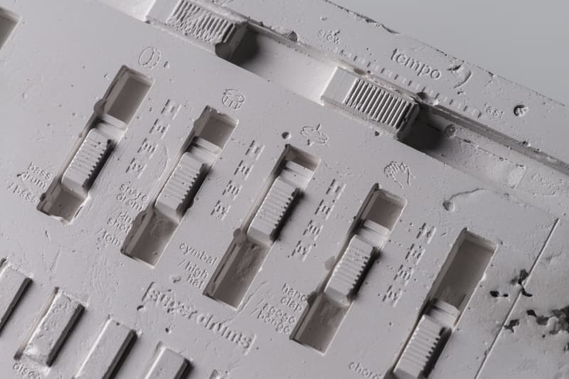 Daniel Arsham Future Relic 09 Artworks Art Keyboard Collectible Casio Casiotone MT 500 Keyboard White