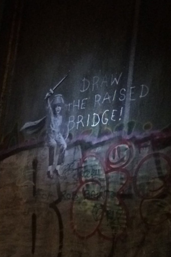 Banksy Hull Mural Window Cleaner Art Artwork Draw The Raised Bridge Street Art