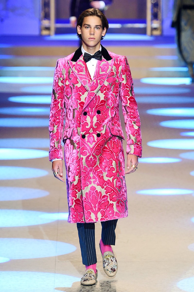 Dolce & Gabbana 2018 Fall/Winter Collection milan fashion week men's
