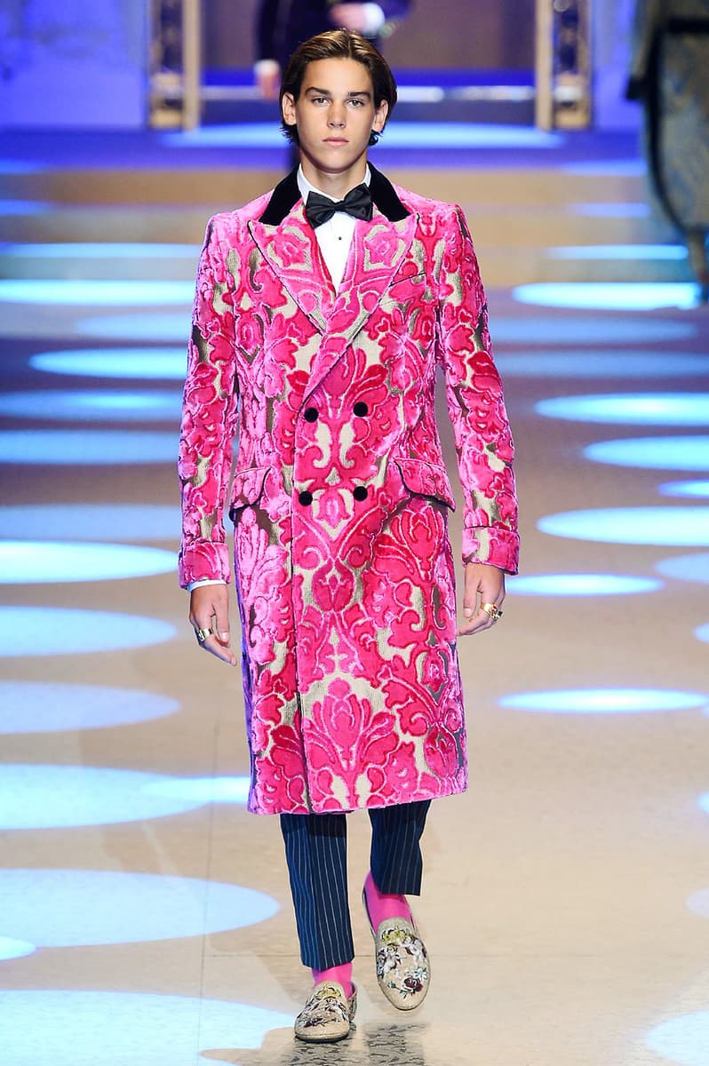 Dolce & Gabbana 2018 Fall/Winter Collection milan fashion week men's