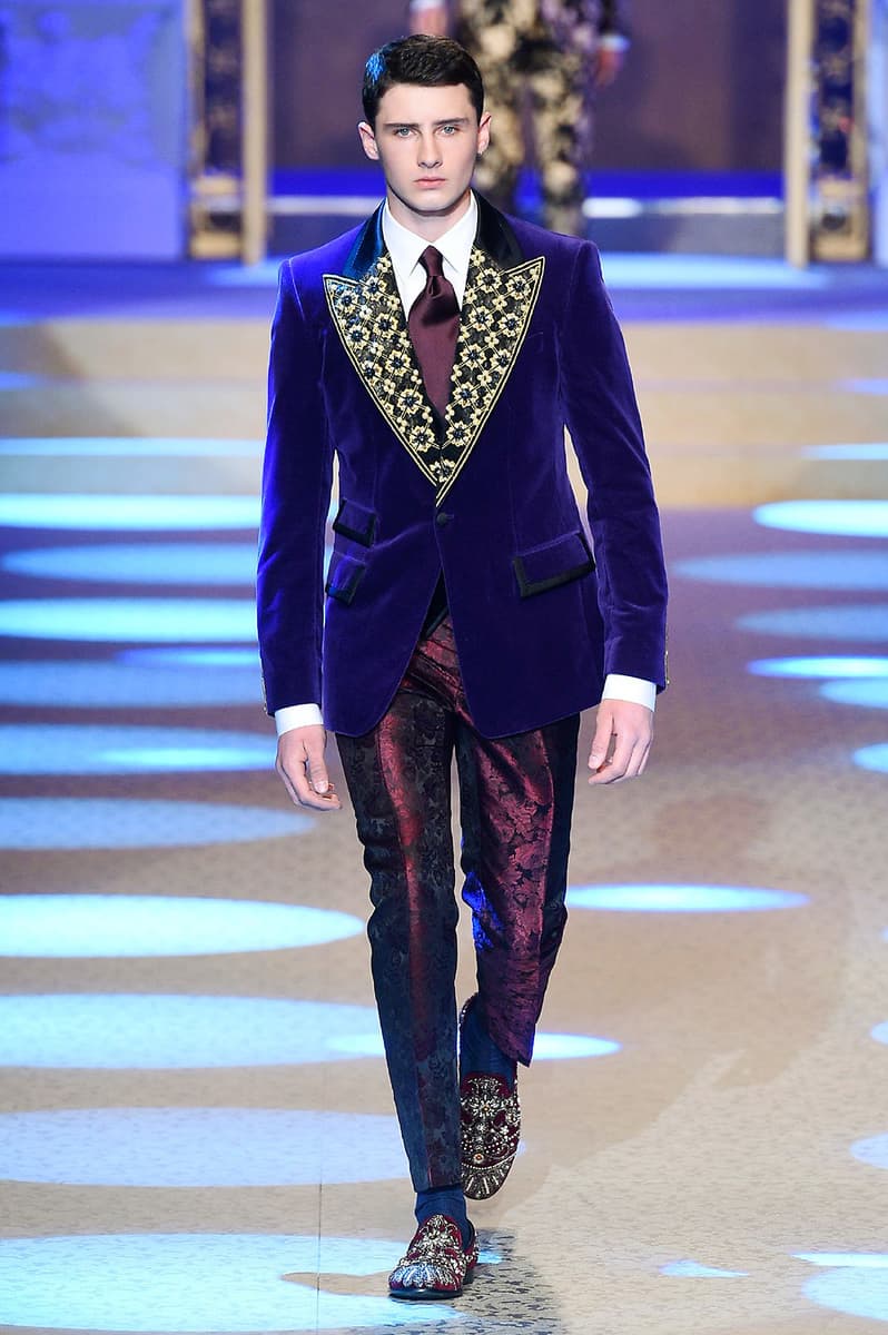 Dolce & Gabbana 2018 Fall/Winter Collection milan fashion week men's