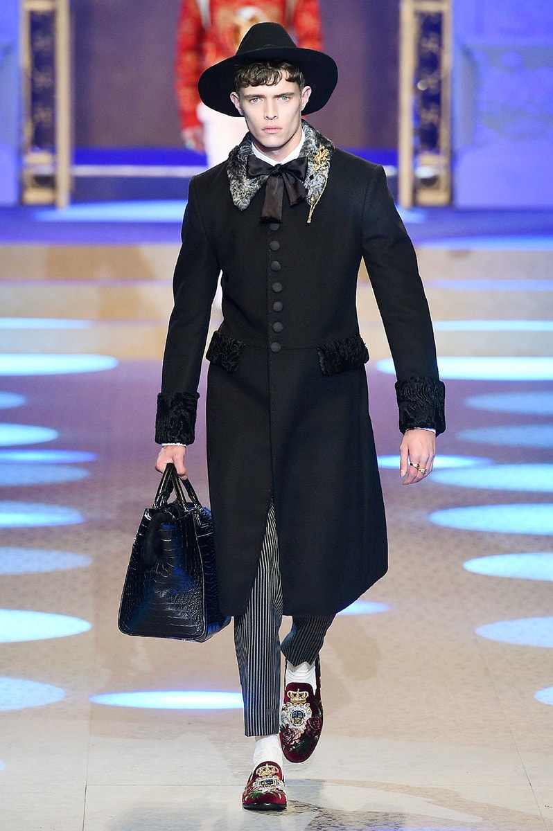 Dolce & Gabbana 2018 Fall/Winter Collection milan fashion week men's