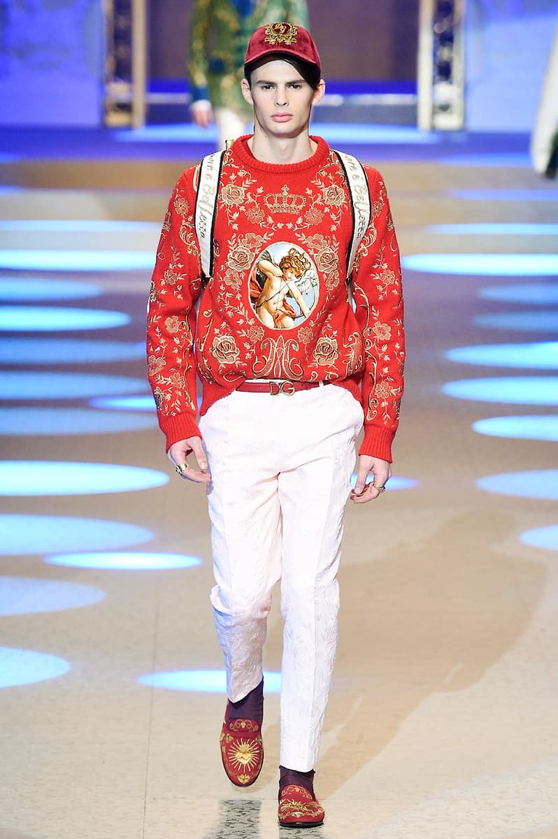 Dolce & Gabbana 2018 Fall/Winter Collection milan fashion week men's