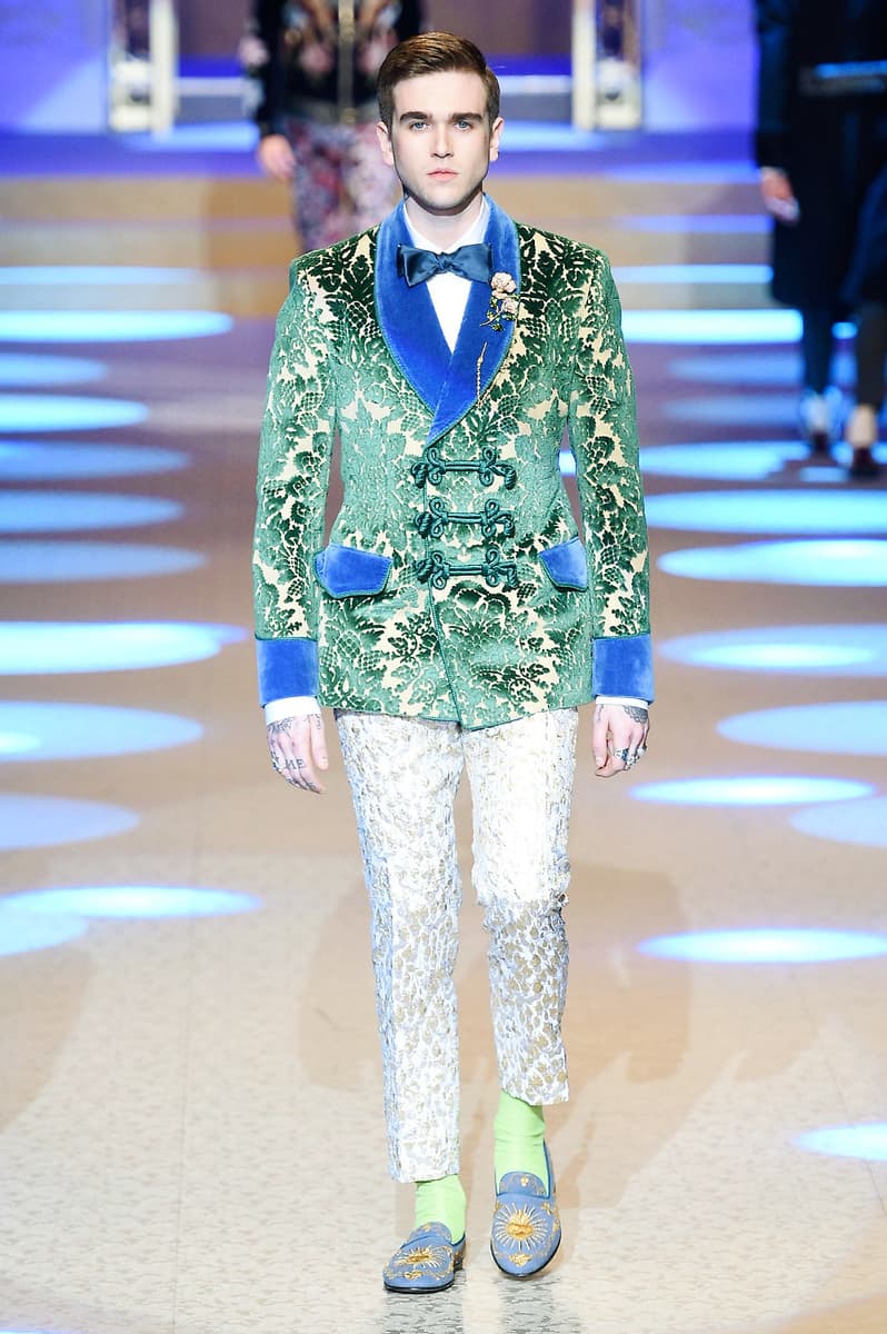 Dolce & Gabbana 2018 Fall/Winter Collection milan fashion week men's