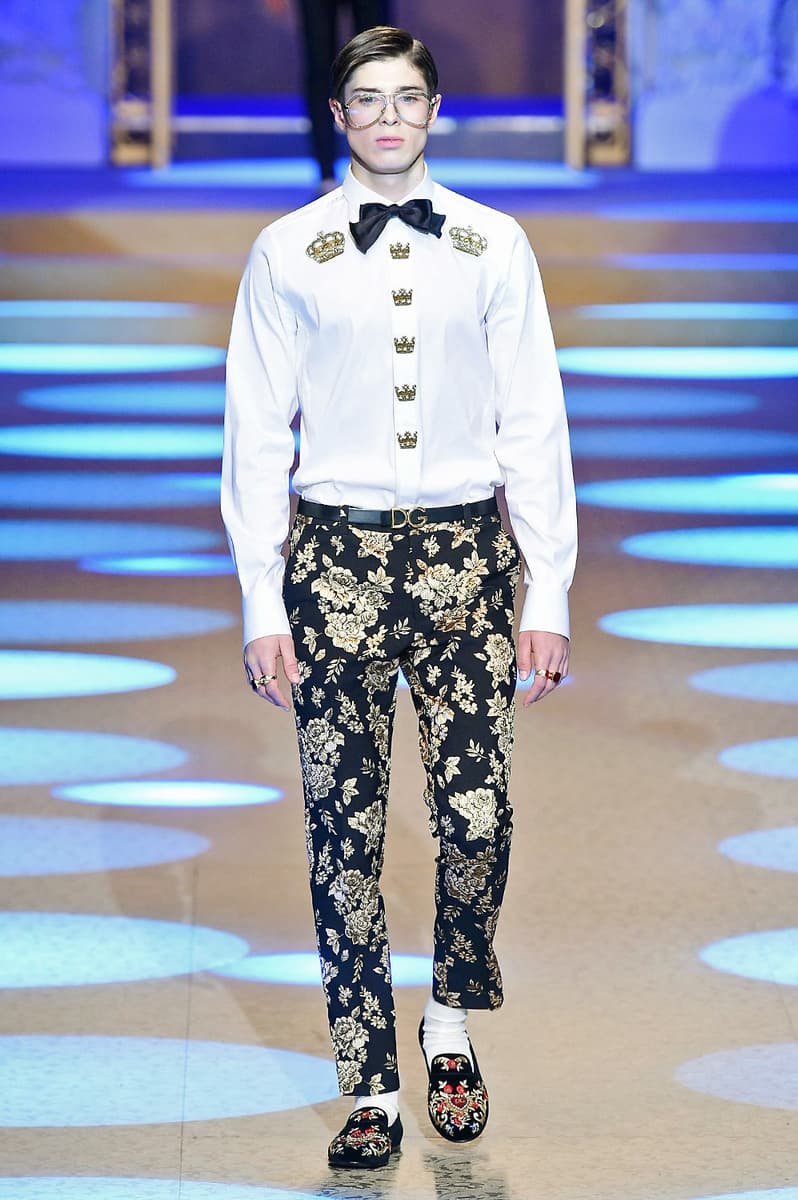 Dolce & Gabbana 2018 Fall/Winter Collection milan fashion week men's