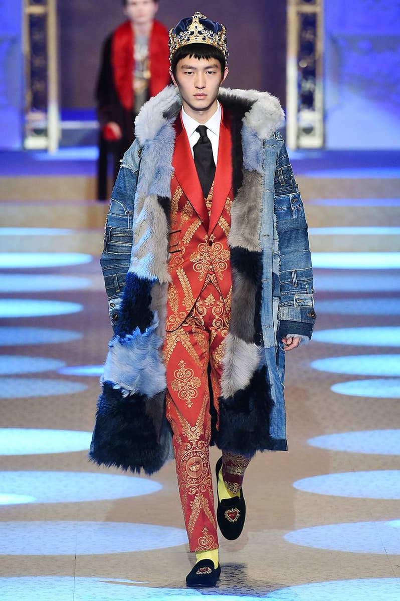 Dolce & Gabbana 2018 Fall/Winter Collection milan fashion week men's
