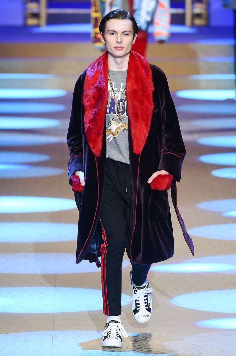 Dolce & Gabbana 2018 Fall/Winter Collection milan fashion week men's