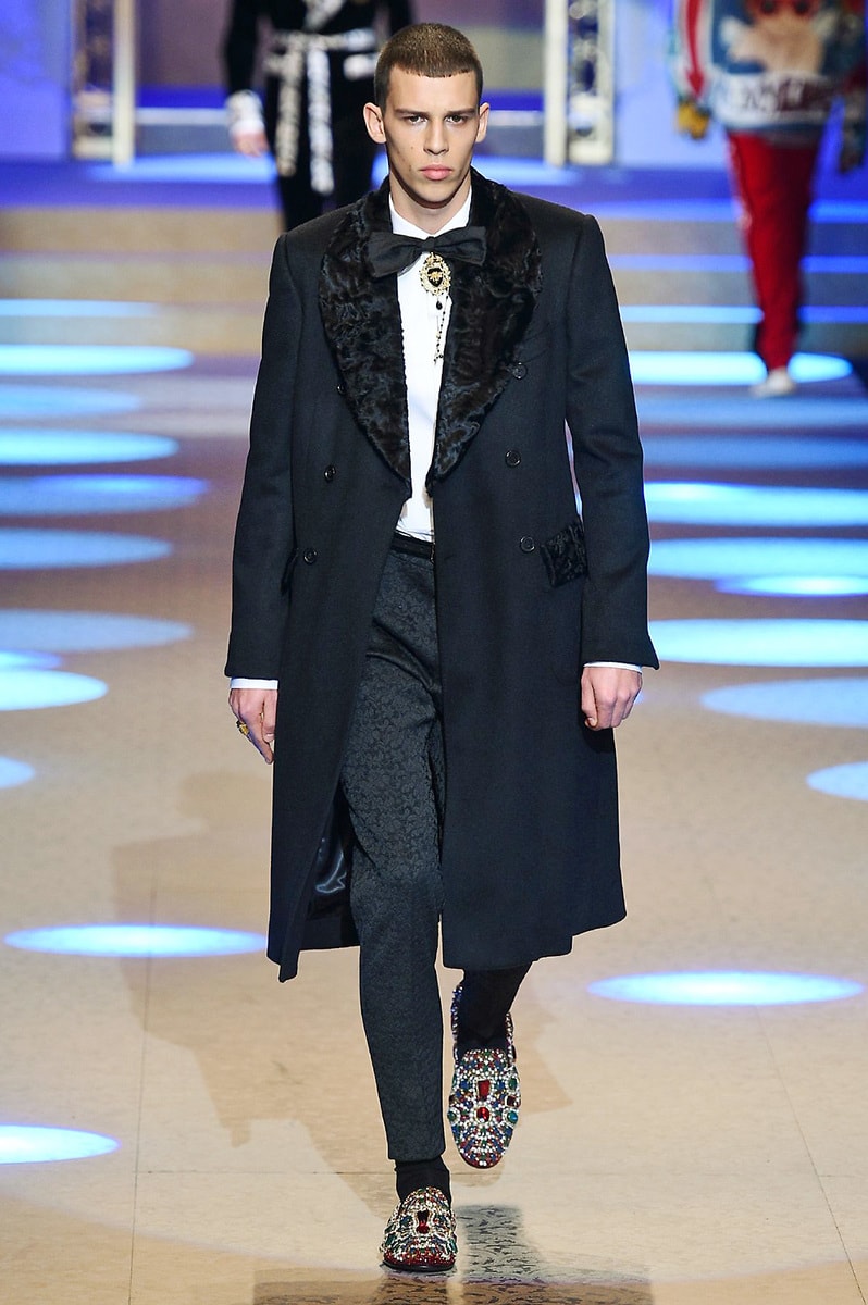 Dolce & Gabbana 2018 Fall/Winter Collection milan fashion week men's