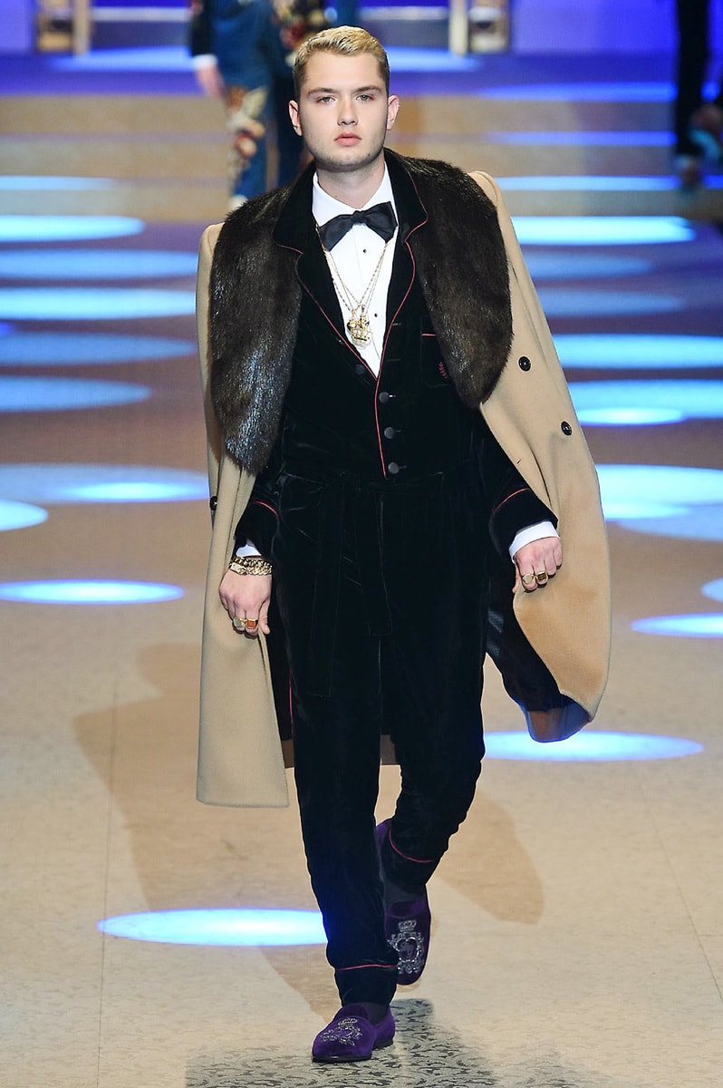 Dolce & Gabbana 2018 Fall/Winter Collection milan fashion week men's