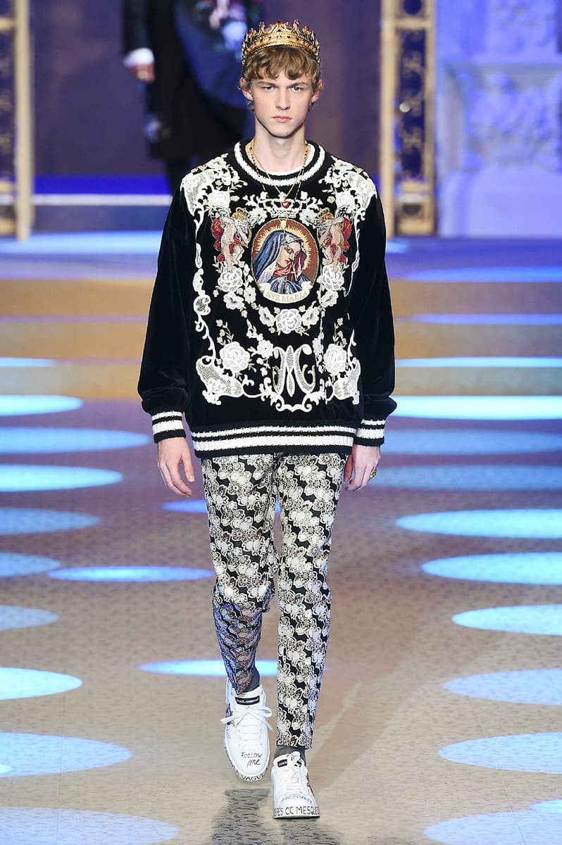 Dolce & Gabbana 2018 Fall/Winter Collection milan fashion week men's