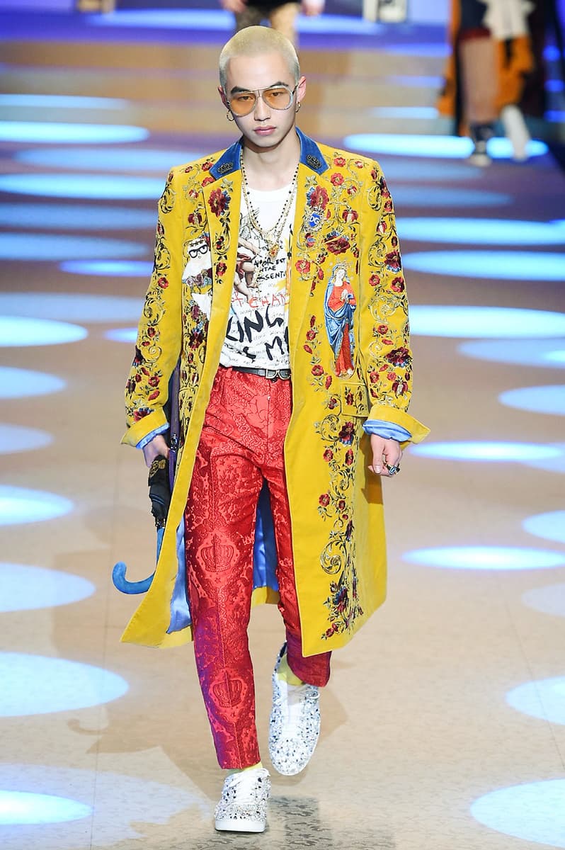 Dolce & Gabbana 2018 Fall/Winter Collection milan fashion week men's
