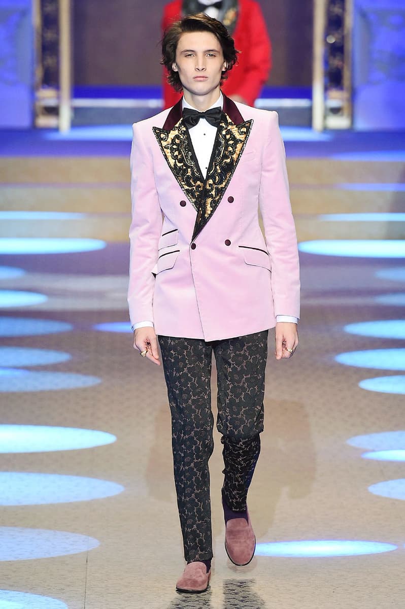 Dolce & Gabbana 2018 Fall/Winter Collection milan fashion week men's