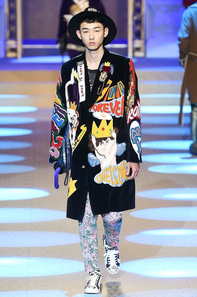 Dolce & Gabbana 2018 Fall/Winter Collection milan fashion week men's