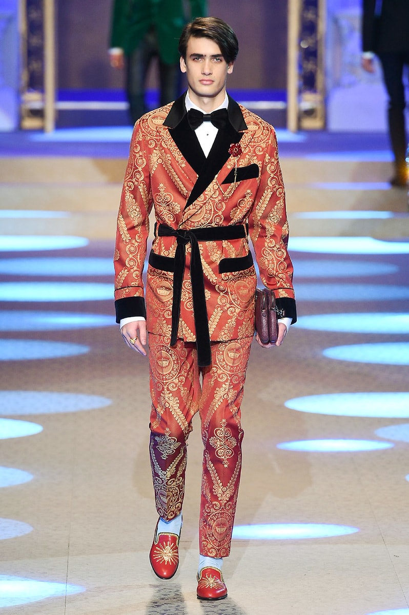 Dolce & Gabbana 2018 Fall/Winter Collection milan fashion week men's