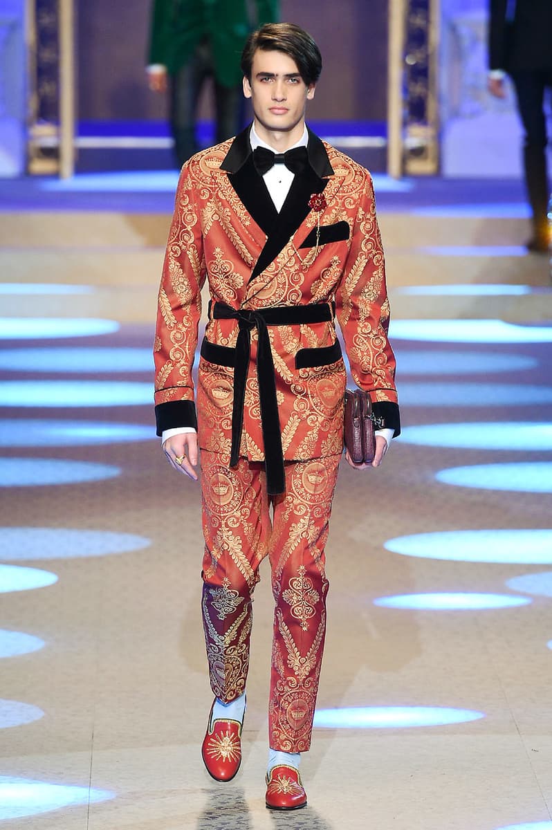 Dolce & Gabbana 2018 Fall/Winter Collection milan fashion week men's