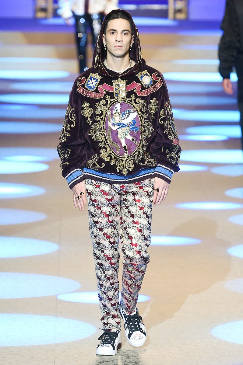 Dolce & Gabbana 2018 Fall/Winter Collection milan fashion week men's