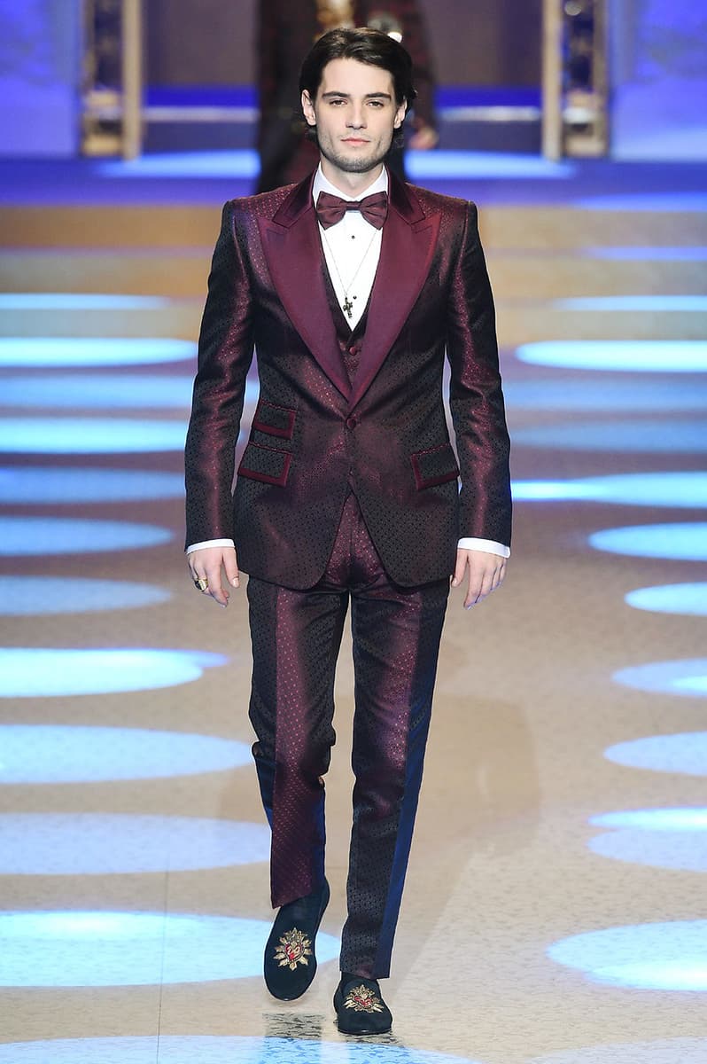 Dolce & Gabbana 2018 Fall/Winter Collection milan fashion week men's