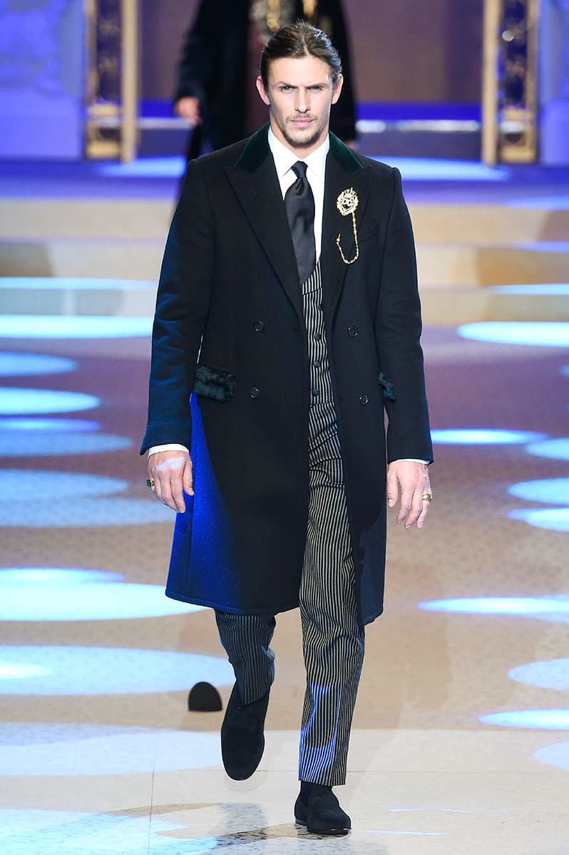 Dolce & Gabbana 2018 Fall/Winter Collection milan fashion week men's