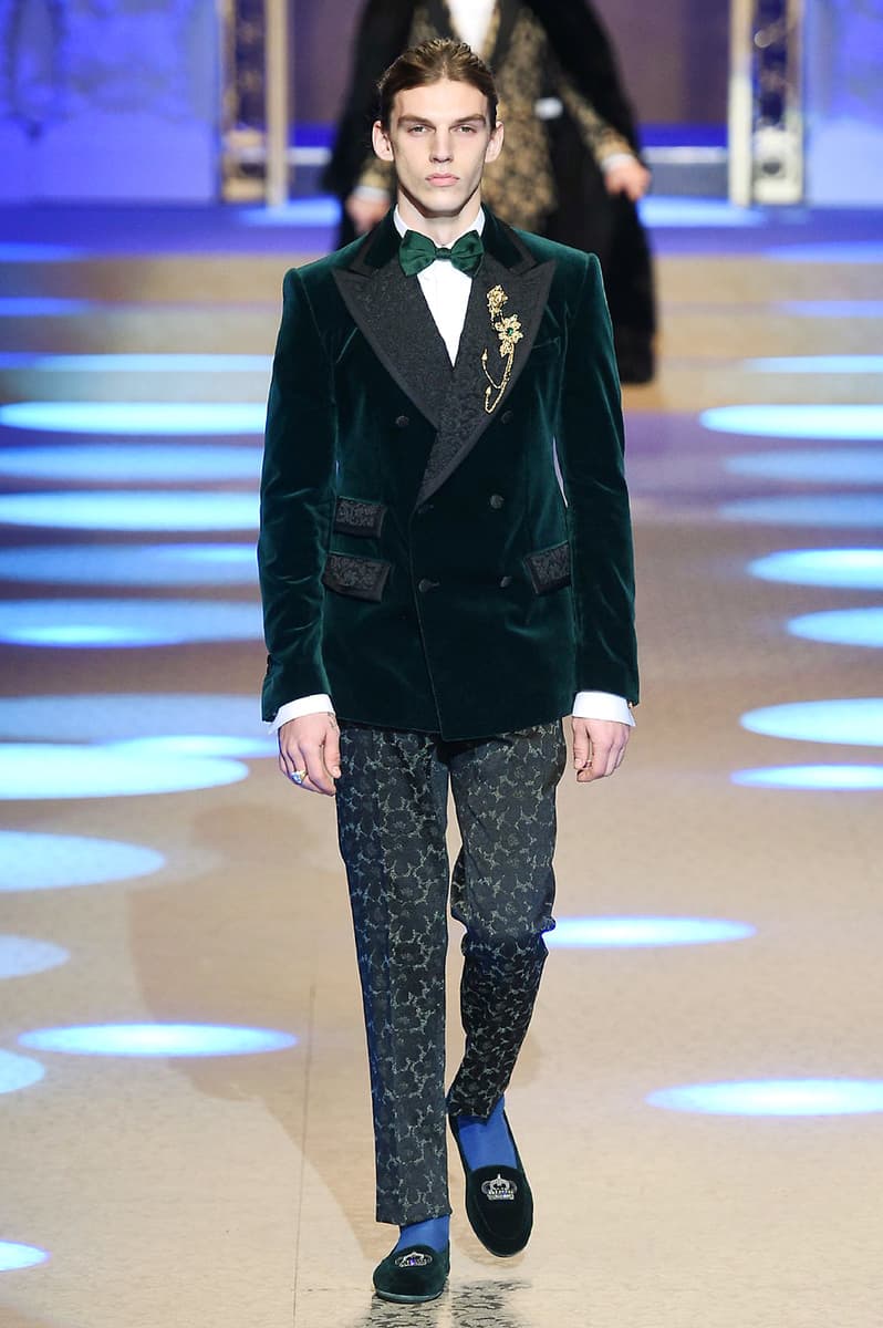 Dolce & Gabbana 2018 Fall/Winter Collection milan fashion week men's